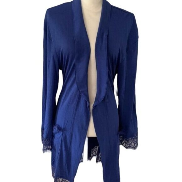 Free People Sweetest Things Blue Robe - Picture 4 of 7